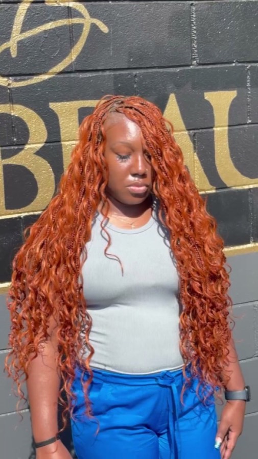 Knotless, boho, fulani, tribal and feed-in braids by Penda Fall